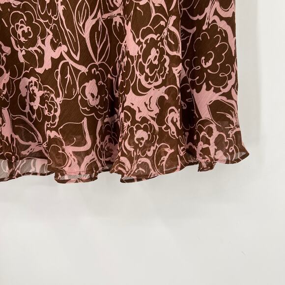 Y2k Vintage East 5th Floral Pink Fairy Slip Skirt Plus Size 1X - Picture 3 of 6